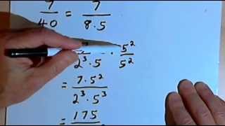 Converting Fractions to Terminating Decimals 12743 [upl. by Now]