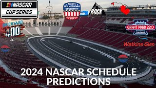 2024 NASCAR Schedule Predictions [upl. by Doty963]