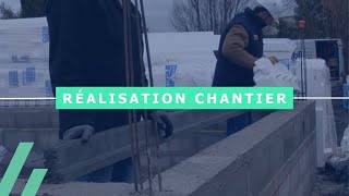 Chantier Plancher isolant Milliwatt  le meilleur plancher isolant sans étais pour vide sanitaire [upl. by Uhej800]