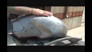 How To Paint Your Motorcycle Tank From Start To FinishPart 3 [upl. by Yreffeg312]