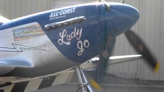 P51 quotLady Joquot Mustang Chino Planes of Fame [upl. by Manton150]