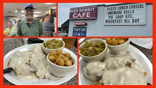 This Place Was AmazingWHATS THE BEST CHICKEN FRIED STEAK IN TEXASTHE BLUEBONNET CAFESEGMENT 23 [upl. by Eentirb770]