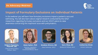 Webinar Impact of Formulary Exclusions on Individual Patients [upl. by Akcired]