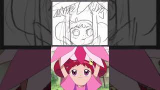 quotOjamajo Doremiquot Ep 1 Storyboard Comparison  Doremis First Transformation [upl. by Musa12]