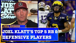 Klatt’s Top 5 Running Backs amp Defensive Players in the NFL Draft amp Nick Saban’s concerns about CFB [upl. by Acinoj28]