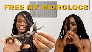 Take Down My Marley Twists Over Microlocs [upl. by Cheri]