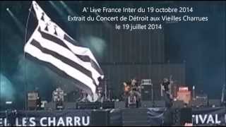 ALive France  Détroit en Concert aux Vieilles Charrues 2014 [upl. by Karrie]