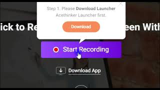 AceThinker Online Screen Recorder for Free [upl. by Cormac712]