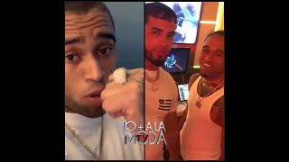 Bryant Myers Reacciona Tras “Fulete” de Anuel AA [upl. by Panther]