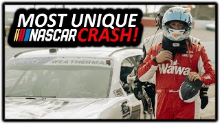 One of The Most Unique Crashes in NASCAR History  Darlington Raceway feat Kyle Weatherman [upl. by Robby]