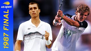 Ivan Lendl vs Mats Wilander Highlights  US Open 1987 Final [upl. by Ahsirat]