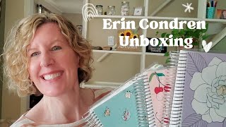 Erin Condren Unboxing  My new monthly planner is here for 2024 [upl. by Yadnil]