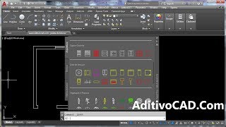 Criar paleta de blocos no AutoCAD  toolpalettes [upl. by Gnaig]