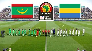 Mauritania vs Gabon ● Africa Cup of Nations Qualification 2023  9 September 2023 Gameplay [upl. by Trebeh]