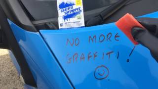 How to Remove Graffiti from a Van  Graffiti Removal LTD [upl. by Ahrendt255]