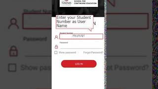 Steps To Login to NMIMS Student Zone from Mobile App [upl. by Nahshon850]