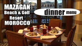 this is the dinner at Mazagan Beach amp Golf Resort Morocco [upl. by Annoel]