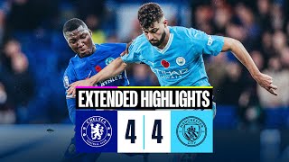 EXTENDED HIGHLIGHTS  Chelsea 44 Man City  A Premier League classic [upl. by Ennaxor]