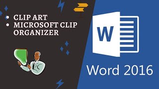 Cara Menampilkan dan Memasukan ClipArt  Microsoft Clip Organizer Pada Microsoft Word 2010  2019 [upl. by Eedrahs]