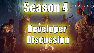 Diablo IV  Dev talk for Season 4 [upl. by Oina]