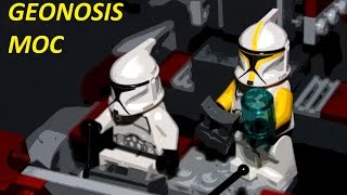 LEGO Star Wars Geonosis Moc [upl. by Ralfston]