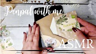 ASMR  Decorating a penpal letter with me penpalwithme asmr [upl. by Stutsman]