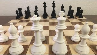 3D Printed Staunton Chess Set with Added Weights and Foam Pads [upl. by Malim]