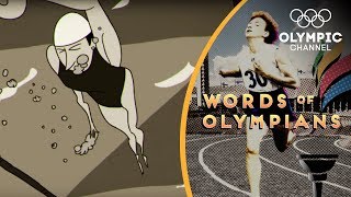 How an Olympic champion swimmer almost drowned at London 1948  Words of Olympians [upl. by Kered]