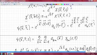 Lec 31 Cellular method of energy band calculation [upl. by Nylzzaj311]