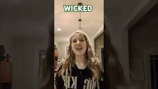 Singing WICKED Popular wickedmusical broadway BroadwayCentral [upl. by Kissiah924]