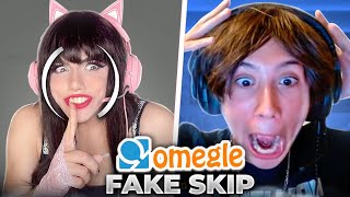 Fake Skipping Omegle Prank as a Fake Girl [upl. by Azeria]