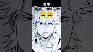 How to draw yami sukehiro step by step😎😎😀 black clover subscribe shorts artprass drawing [upl. by Sezen]