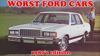 Worst cars of the 80s from Ford [upl. by Byrd]