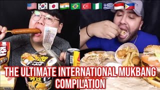 the ULTIMATE international mukbang compilation [upl. by Yalhsa792]