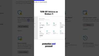 TURNOFF Antivirus on Windows 11 [upl. by Eedya]