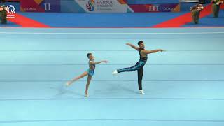 Edoardo Ferraris amp Arianna Luca ITA  2023 ACRO European Champions Junior Mixed Pairs Dynamic [upl. by Dafodil538]