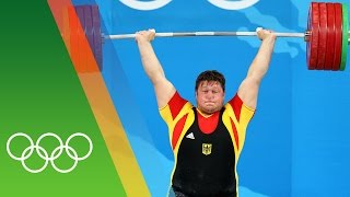 Matthias Steiner wins an emotional gold at Beijing 2008  Epic Olympic Moments [upl. by Llenet]