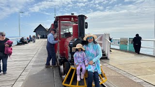 Busselton Jetty Mini Train [upl. by Hcelemile]