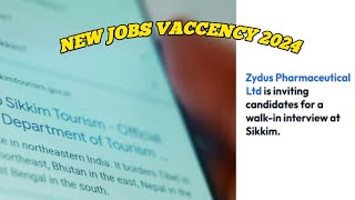 Private Job Vacancy In Sikkim  Walk In Interview At Zydus Healthcare Ltd At Baddi  Sikkim plant [upl. by Aivilys]