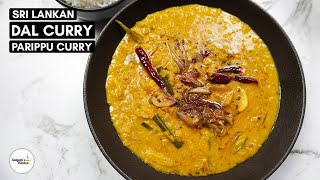 🇱🇰 Sri Lankan Dal Fragrant Red Lentil Curry with Coconut Milk [upl. by Willow]