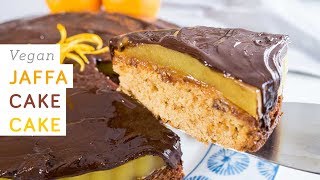 Vegan jaffa cake cake recipe [upl. by Yramesor]