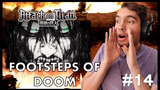 Non Anime fan Reacts to FOOTSTEPS OF DOOM from Attack on Titan OST [upl. by Asamot]