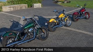 MotoUSA First Rides 2013 HarleyDavidsons [upl. by Rheba]