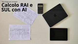 Architettura ed AI calcolo dei rapporti aeroilluminanti e della superficie utile lorda [upl. by Ardied]