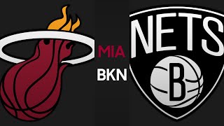 Miami Heat v Brooklyn Nets  MyLeague  8123  NBA 2K23 [upl. by Asilef]