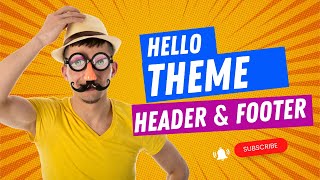 How to Make Free Header and Footer in Hello Elementor Theme [upl. by Lozano655]