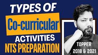 Types of Cocurricular Activities  NTS Preparation  BRAINS ACADEMY nts ajkpsc [upl. by Aicilyhp208]