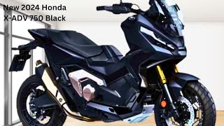 New 2024 Honda XADV 750 Black  New Special Color Honda adventure scooter [upl. by Novad]