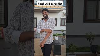 Bigg Boss 8 Telugu Final wild Cards list by Adi Reddy [upl. by Clementi]