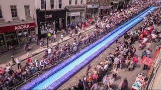 Park and Slide Bristol OFFICIAL VIDEO Giant Water slide HD [upl. by Vevay980]